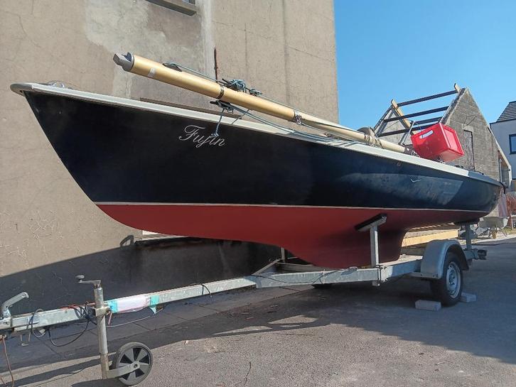 Randmeer Zeilboot, zeer compleet met LATTEN DEKTENT, Watersport en Boten, Open zeilboten, Gebruikt, Randmeer, 6 meter of meer