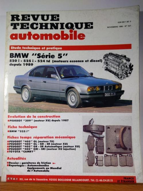 RTA - BMW Série 5 - Peugeot 309 - n 521, Autos : Divers, Modes d'emploi & Notices d'utilisation, Enlèvement ou Envoi