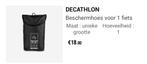 Decathlon beschermhoes voor 1 fiets, Fietsen en Brommers, Fietsaccessoires | Overige Fietsaccessoires, Ophalen, Nieuw, Decathlon