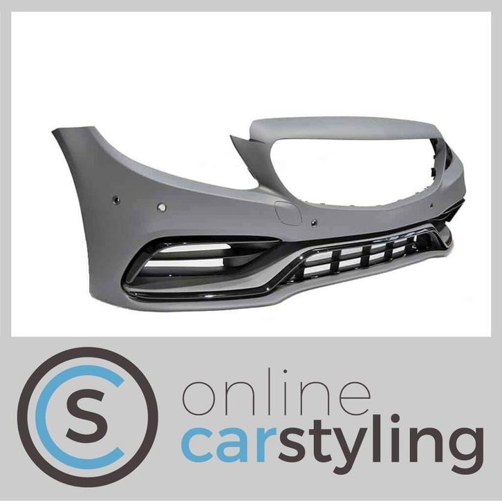 Voorbumper Mercedes C-Klasse W205 AMG Style, Auto-onderdelen, Carrosserie, Bumper, Mercedes-Benz, Voor, Nieuw, Ophalen of Verzenden