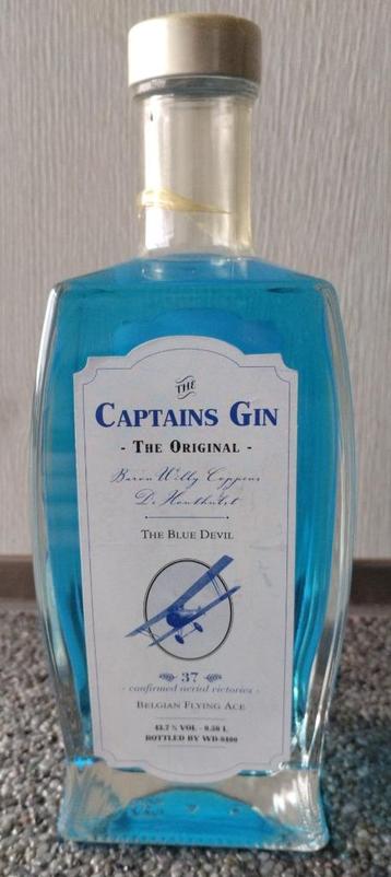 1 fles Captains Gin WO I ( Nieuw & sealed ) beschikbaar voor biedingen