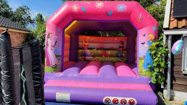 prinsessen springkasteel te koop, Hobby en Vrije tijd, Feestartikelen | Verhuur, Gebruikt, Ophalen