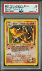 2/132 blaine’s charizard 1st psa 9, Enlèvement, Comme neuf