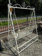 Smeedijzeren Franse stijl schommelbanken metalen bank, Tuin en Terras, Ophalen, Zo goed als nieuw, Metaal, Schommelbank