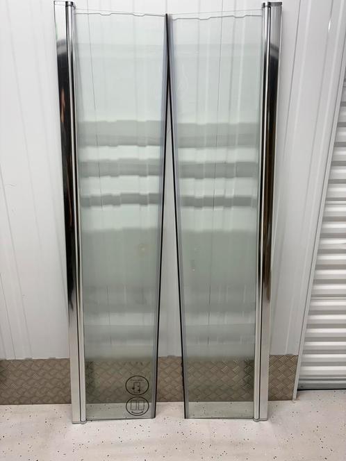 Showroom Allibert Dubbele Zwaaideur Chroom 90x190cm - 6mm, Doe-het-zelf en Bouw, Sanitair, Zo goed als nieuw, Chroom, Ophalen