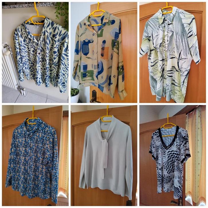 Mooie damesbloezen    van maat 46 tot maat 50, Kleding | Dames, Dames-kledingpakketten, Zo goed als nieuw, Maat 46/48 (XL) of groter