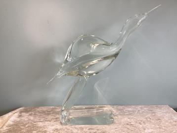 Oiseau stylisé en verre / cristal. 010/Da., Enlèvement