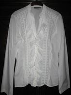 Witte bloes met lange mouwen van Mexx, maat 40 NIEUW !!, Kleding | Dames, Ophalen of Verzenden, Nieuw, Maat 38/40 (M)
