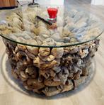 Table basse en bois, Maison & Meubles, Enlèvement ou Envoi, Rond, 50 à 100 cm, Utilisé