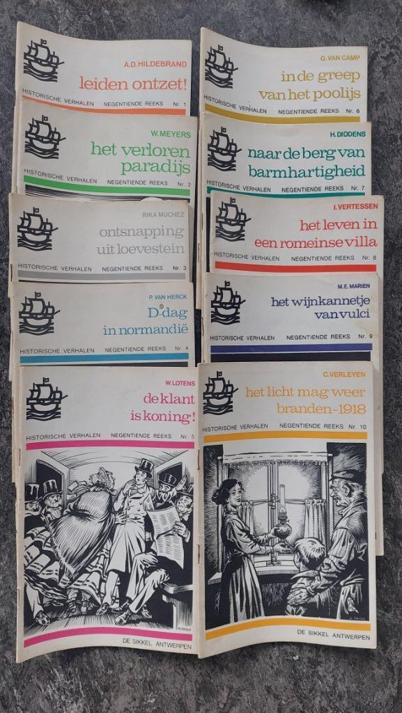 Historische Verhalen (De Sikkel)- Volledige Reeks 19 (1972), Boeken, Historische romans, Gelezen, Ophalen
