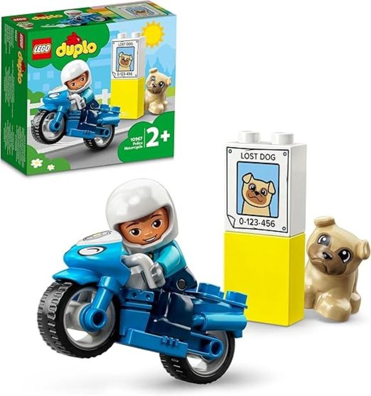 LEGO Duplo politie motor SNELLE RGATIS LEVERING, Kinderen en Baby's, Speelgoed | Duplo en Lego, Nieuw, Duplo, Complete set, Verzenden