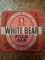 Oud bierviltje White bear pale ale bier, Ophalen of Verzenden