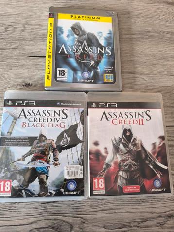3 Assassin's Creed PlayStation 3-spellen beschikbaar voor biedingen