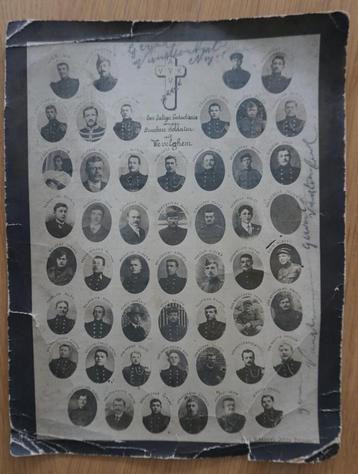 Rouwkaart Wevelgemse soldaten 1914-1918