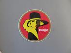vintage sticker Belga sigaretten, Verzamelen, Verzenden, Zo goed als nieuw, Overige typen