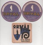 ORVAL Bierviltjes (3 stuks), Verzamelen, Ophalen of Verzenden, Gebruikt, Viltje(s), Overige merken