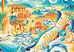 1500 stukjes puzzel „Wonders of Asia” (84 x 60 cm), Ophalen of Verzenden, 500 t/m 1500 stukjes, Zo goed als nieuw, Legpuzzel