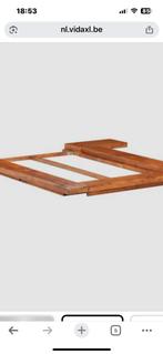 Japanse Bedframe 180 op 200 cm, Huis en Inrichting, Slaapkamer | Bedden, Ophalen, Bruin, Zo goed als nieuw, 180 cm