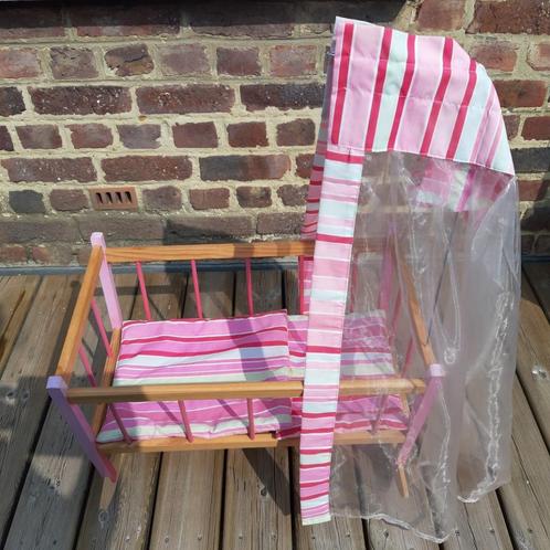 Jouet - Berceau en bois, Kinderen en Baby's, Speelgoed | Houten speelgoed, Gebruikt, Rij- of Hobbelspeelgoed, Ophalen