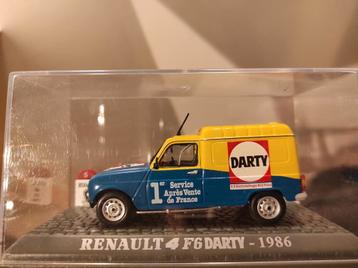 Renault 4 Fourgonnette 1986 1:43 en vitrine 