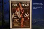 EVIL DEAD POSTER 3 X GESIGNEERD, Ophalen of Verzenden, Gebruikt, Film en Tv