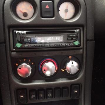 Kit de boutons de chauffage en aluminium MG TF MGF neuf, Autos : Divers, Porte-vélos, Neuf, MG, Enlèvement ou Envoi, Pneus larges