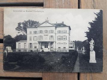 Postkaart Schoten Schooten Kasteel Vordesteyn Chateau beschikbaar voor biedingen