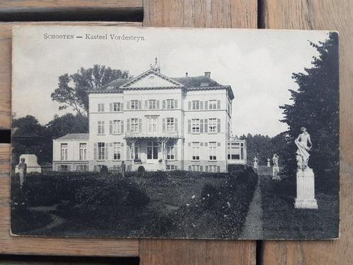Postkaart Schoten Schooten Kasteel Vordesteyn Chateau, Verzamelen, Postkaarten | België, Ongelopen, Antwerpen, Voor 1920, Ophalen of Verzenden