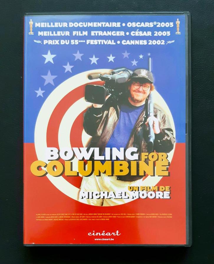 Bowling for Columbine - Michael Moore DVD, Cd's en Dvd's, Dvd's | Documentaire en Educatief, Zo goed als nieuw, Ophalen of Verzenden