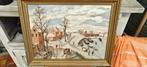 Wintertafereel, Ophalen