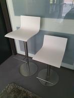 ***2x Lapalma Thin design barkrukken (white plywood)***, Huis en Inrichting, Ophalen, 60 tot 90 cm, Zo goed als nieuw, In hoogte verstelbaar