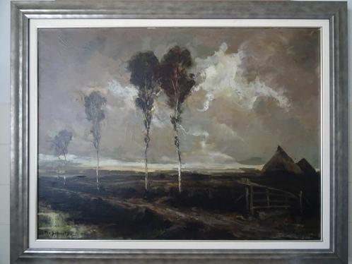 Schilderij Pie Schmitz schilderij Herfst 118x93cm Afhalen149, Antiek en Kunst, Kunst | Schilderijen | Klassiek, Verzenden
