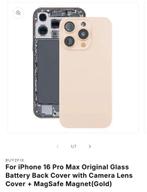 Iphone 16 pro Max achterkant orgineel, Telecommunicatie, Mobiele telefoons | Hoesjes en Screenprotectors | Apple iPhone, Ophalen of Verzenden