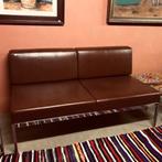 Vintage tweezitbank jaren 60/70, Huis en Inrichting, Zetels | Zetels, Ophalen, Zo goed als nieuw