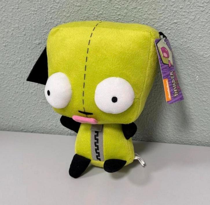 Peluche rare Alien Invader Zim de 8 pouces Nickelodeon Pop, Collections, Jouets miniatures, Neuf, Enlèvement ou Envoi