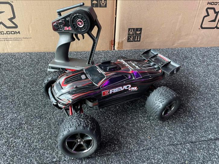 Traxxas Mini E-revo vxl 1/16, Hobby en Vrije tijd, Modelbouw | Radiografisch | Auto's, Ophalen of Verzenden
