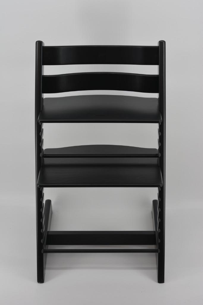Stokke Tripp Trapp Zwart – Refurbished nieuw model, Kinderen en Baby's, Kinderstoelen, Zo goed als nieuw, Meegroeistoel, Aanschuifbaar