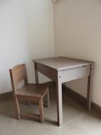 SUNDVINK schoolbank / bureau / tafel met stoel (Ikea), Enlèvement, Utilisé, Table(s) et Chaise(s)