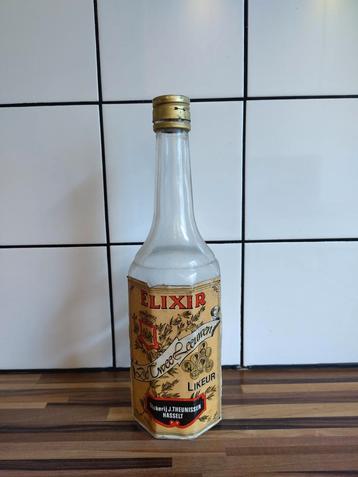 Mooie oude fles Elexir - leeg beschikbaar voor biedingen