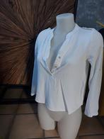 Mooie zomerblouse - LENGTE 62 CM - 50 CM (3/4) mouwen, Kleding | Dames, Blouses en Tunieken, Wit, Cache-cache, Ophalen of Verzenden