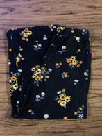 GRO GGY -  JBC -zwarte broek met bloemen print - Kids maat M, Vêtements | Femmes, Culottes & Pantalons, Taille 38/40 (M), Groggy by JBC