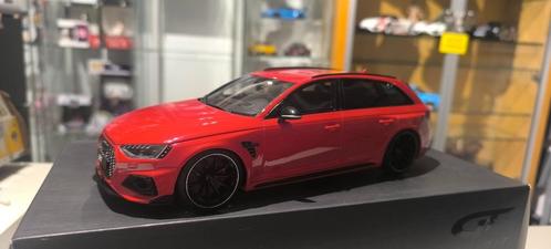 Audi RS4 Avant B9 ABT Misano Red 1/18 Gt-spirit, Hobby en Vrije tijd, Modelauto's | 1:18, Zo goed als nieuw, Auto, Overige merken