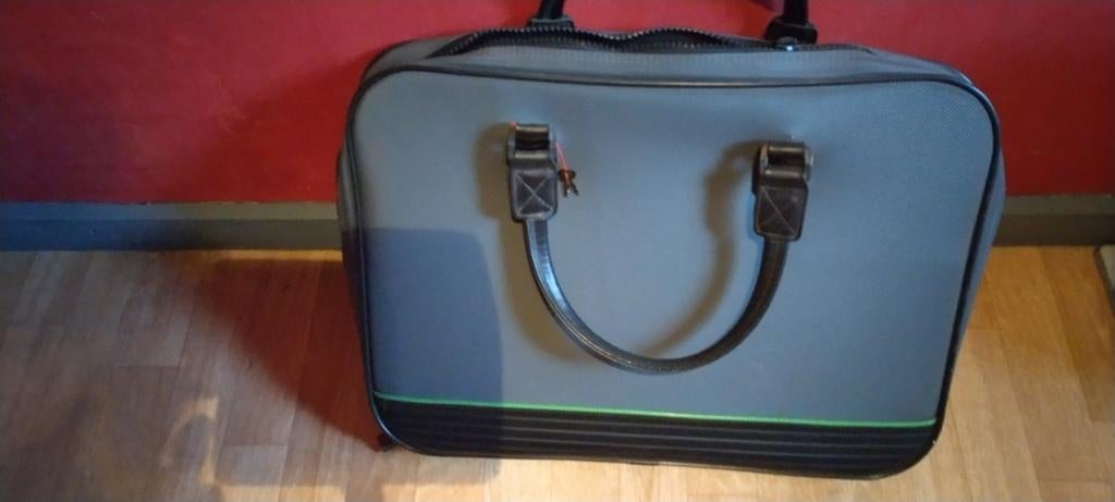 Tas voor grote prenten, Ophalen