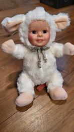 Doudou peluche « agneau » de marque Gamble Pleasure, Ophalen of Verzenden, Zo goed als nieuw