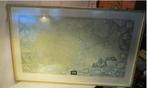 Mooie Antieke Latijnse Landkaart - Rijn en Moesel - 103x65, Antiek en Kunst, Ophalen of Verzenden