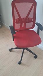 Rode bureaustoel, Huis en Inrichting, Gebruikt, Ophalen