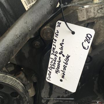 Ford Focus 3 drs 1.6 16v 2002 wagennr 250070    Motorblok Ka beschikbaar voor biedingen
