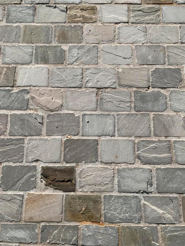 Kandla Grey natuursteen plavuizen / platines bestrating, Jardin & Terrasse, Pavé & Dalles, Neuf, Briques, Pierre naturelle, Enlèvement ou Envoi