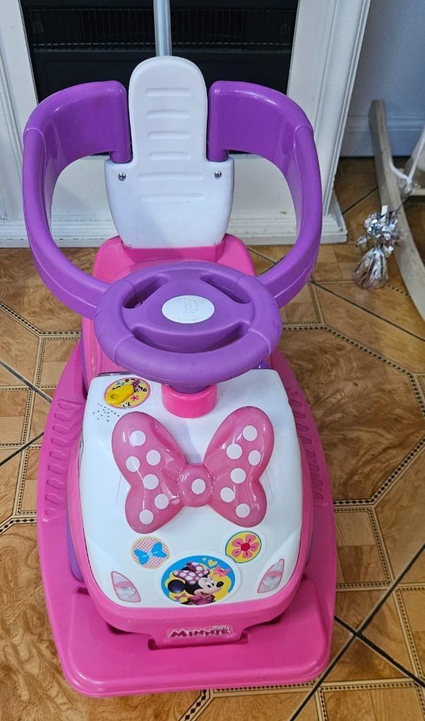 Minnie loopwagen 4in 1, Kinderen en Baby's, Speelgoed | Buiten | Voertuigen en Loopfietsen, Zo goed als nieuw, Loopvoertuig, Ophalen