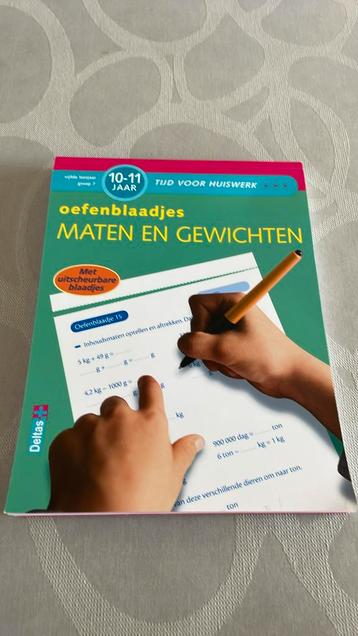 C. de Smet - Oefenblaadjes maten en gewichten (10-11 j.) disponible aux enchères